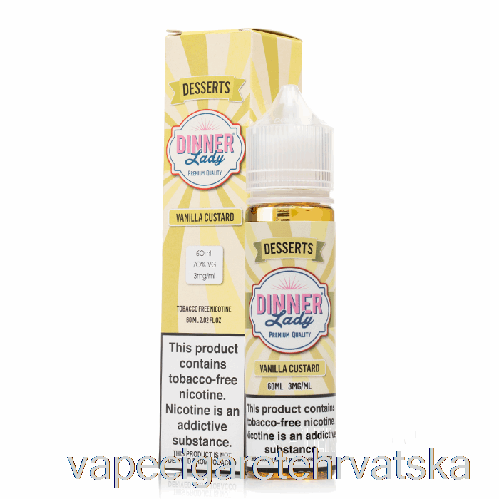 Vape Hrvatska Krema Od Vanilije - Vape Dinner Lady - 60ml 6mg